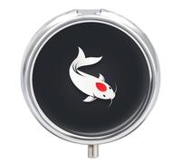 Pill Box 3 Compartment Fish Japan Style Portable Daily Pill Organizer Travel Medicine Case Vitamin Storage Container