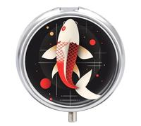Pill Box 3 Compartment Fish Japan Style Portable Daily Pill Organizer Travel Medicine Case Vitamin Storage Container