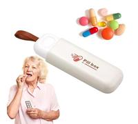 Pill Box - 3 Compartment Pill Organizer For Travel | Storage Dispenser For Supplements And Medicines For The Whole Family