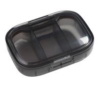 Pill Box 3 Times A Day - Portable Pill Box | Transparent Travel Shipyard | Daily Pill Organizer | Aesthetic Pill Box | 3 Compartment Separate Travel Pill Box|Travel Pill Box