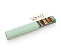 Pill Box 7 Day 1 Times a Day Daily Pill Organiser Box with Silicone Seals 7-Compartment Medicine Organiser for Daily Supplements & Tablets Portable Travel Pill Case for Home, Office & Business Trips