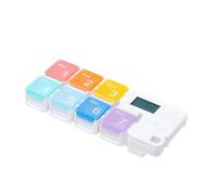 Pill Box 7-Day Intelligent Reminder Storage Container for