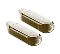 Pill Box Compact Portable Sealed Dispenser 2 Pieces