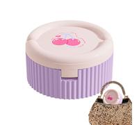 Pill Box - Daily Medicine Dispenser Box with Foldable Water Cup | Portable Travel Organizer | Supplement Fish Oil Storage Container | Multifunctional Pill Case with Measuring Compartments and
