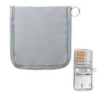 Pill Box - Foldable Pill Box Cosmetic Pill Box Travel Compact Multi-Slot Portable Medicine Cosmetic Lipstick Fish Oil Storage Bag