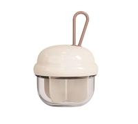 Pill Box for Travel,4 Compartments Supplements Holder | Portable Pill Box - for Men, Elderly, Youth, Outdoor, Commuting, Hiking, Workplace