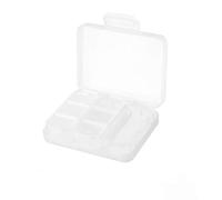 Pill Box is Portable, Drug Dispensing, and Drug Storage (White)