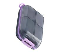 Pill Box - Medication Box with Compartments, Sealed Compartments for Travel, Home, Office and Family