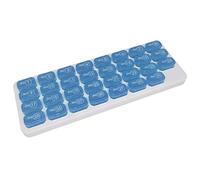 Pill Box Medicine Organizer Dispenser Case Container Storage Monthly Blue