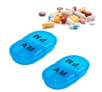 Pill Box Mini Pill Case 2/3 Tablet Pill Organizer Case Tablet Box Container Storage Dispenser G1X7 Tr Medicine Drug