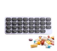Pill Box Monthly 31-Day Medication Organizer