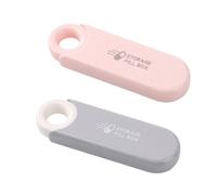 Pill Box, Pill Box, Small Pill Box for Vitamins, Medicines, Pills, Good Sealing Performance, Preservation of Medical Properties (Grey + Pink)