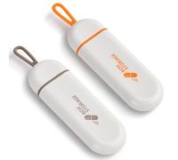 Pill box, pill box, small pill box for vitamins, medicines, pills, good sealing performance, preservation of medical properties (2 packs)