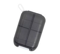 Pill Box, Pill Case for Bag, Travel Case Moisture Proof Pill, Fish Oil Box with Safety Lock, Portable Supplements Storage Box for Briefcase