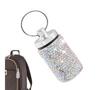 Pill Box Pocket Keychain: Portable Pill Box, Compact Pill Box, Decorative Jar for Pills, Travel Pill Box with Excellent Quality Metal, Pill Box