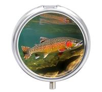 Pill Box Portable in The Water Organism Pill Case Cute Pill Organizer for Vitamins Supplements