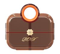 Pill Box Portable Pill Box | 6 Compartments Design Pill Box Strong Sealed Pill Box Pill Box Portable Easy to Use Medicine Storage