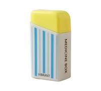 Pill Box, Portable Storage Box for 7 Days, Container with Airtight Supplement, Pill Dispenser for Travel, Seniors, Kids, Pets, Father, Mothers, Elderly, and Compact Medicines, 3.15x1.77x1.18 Inches