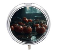 Pill Box Portable Water The Tomatoes Pill Case Cute Pill Organizer for Vitamins Supplements