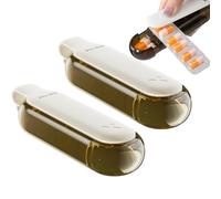 Pill Box - Slim Pocket Set for Storing Tablets, Safe Container for Separating Capsules, Hygienic Solution for Transport | Travel Lifestyle Morning Evening