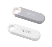 Pill Box, Small Pill Box for Travel, Pill Box for Vitamins, Medicines, Pills, Good Sealing Performance, Preservation of Medical Properties (White + Grey)