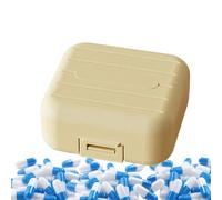 Pill Case - Pill Box | Travel Pill Case | Pill Pot | Portable Tablet Box | 7-Day Medicine Pill Case, Container for Daily Medicine Supplement, Fish Oil | Weekly Pill Organiser Holder