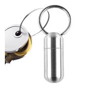 Pill Case Pill Holder Key Ring Key Chain Pill Box Kychain, Single Pill Box Small Pill Carry Bag, Multifunctional Bag Personal Pill Organisers Pill Fl