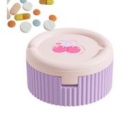 pill case, pill organizer travel pill holder dispenser box medicine holder dispenser accessories small portable bags for supplement fish oil pouch storage