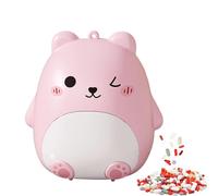 Pill Case - Small Travel Storage Box, Cartoon Weekly Organizer | 7x7x5cm Multi-Compartment ABS PP Pill Holder, Compact Leak-Proof Design, Pocket Friendly Container for Camping Gym Office School Use