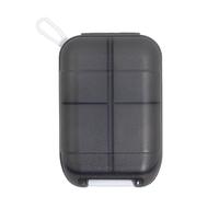 Pill Case Travel,Pill Moisture Proof Travel Case - Fish Oil Box with Safety Lock, Portable Supplements Tablet Container for Briefcase