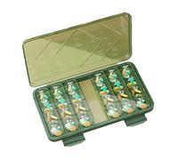 Pill Case - Travel Pill Organizer, Medicine Tablet Dispenser, Tablet Storage Box with Compartments, Pills Pharmacy Holder Tablets Dispenser, Portable Airtight Supplement Medication Holder for Family