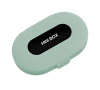Pill Case - Travel Tablet Organizer, Daily Medicine Box for Pocket Storage, Tablet Container with 6 Compartments, Health Accessory, Small Pill Holder for Fish Oil and Supplements