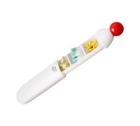 Pill Container |3-Compartment Medication Container 5x1.57x0.85 Inches, Lightweight Active Lifestyle Dispenser, Efficient Secure Latch Purse Wallet Insert Holiday Sorting Unit Daily Use Pill Case