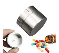 Pill Container - Waterproof Titanium Daily Medication Organizer, Lightweight Travel Pill Keeper and Caddy for Easy Use, Compact Design for On-the-Go