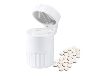 Pill Crusher - Pill | Powder Distributor - Multifunctional Powder Distributor and Storage Case for Managing Medicine at Home and Daily Organization of Tablets