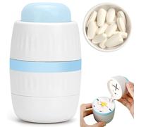 Pill Cutter, 1/4 Divider, 1/2 Divider Sturdy Tablet Cutter, Hidden Blade, Ideal for Cutting Vitamins, Tablets