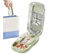 Pill Cutter And Splitter,Portable and Compact - Home Accessories For Elderly People With Difficulty Swallowing In Travel, Pharmacies And For Use In The Home