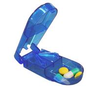 Pill Cutter | Detachable Professional Pill Splitter | Travel Sized Medicine Crusher | Transparent Clear Pills Cutter and Splitter with Dispenser for Men and Women, Detachable Multi Purpose Pills