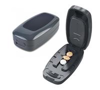 Pill Cutter for Small or Large Pills, Multiple Pill Splitter with Hidden Safety Blade, Adjustable Tablet Cutter 1/2 1/3 1/4, Portable Pill Splitter Suitable for The Families and Travel