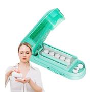 Pill Cutter for Small Pills - 4.1 x 1.8 x 1.4 inches, Precise Tablet Divider, Stainless Steel Blade, Medicine Management for Pets, Elderly Care, Nursing Home, Hospital, Travel Clinic,
