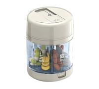 Pill Cutter Pill Box 2-in-1 Portable 7-Day On Go Mini Medication 3-a-Day Box Medication Dispenser Storage