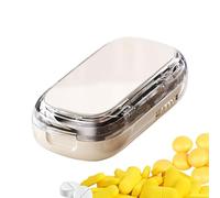 Pill Cutter - Portable Medication Cutting Organizer - Multifunction Tablet Cutter for Hospital, Work, Elderly, Professional, Adults, Nurses, Travel,