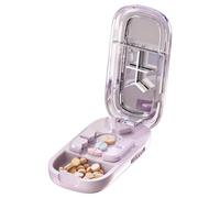Pill Cutter, Portable Tablet Divider for Small Parts Tablets Weekly Pill Cutter for Home, Business Trip, Hospital, School, Camping, Work, Nurses, Adults