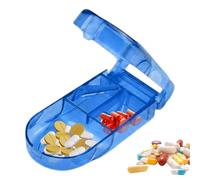 Pill Cutter - PP Travel Pill Splitter | Portable Crusher With Storage, Multipurpose Travel Splitter,Wear-Resistant, Tablet Tool For, Daily Life, Dormitory