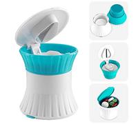 Pill Cutter Slicer Grinder 3 in 1 Multifunctional Round Tablet Splitter with Small Pill Box Container Medicine Crusher and Storage