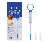 Pill Dispenser Cats, Pet Piller Small Dogs, 2.36x5.91 Inches Leak-Proof Feeder with Soft Silicone Tip for Administering Tablets, Paste, Liquid Medicine to Animals Safely
