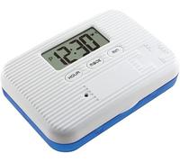 Pill Dispenser, Easy-Read LCD Display, 6 Compartments Digital Pill Reminder, Automatic Electronic Pill Boxes, Outdoor Portable Pill Box with Alarm, qzjijosen (Blue)
