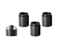 Pill Dispenser - Multiple Divided Airtight with Key Ring, Daily Pill Box, Portable Storage Box, for Office, School, Outdoor, Travel, Camping, Hiking, Fishing