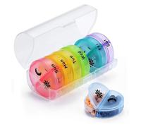 Pill Dispenser - Pill Dispenser 7 Day & Organiser, Portable Travel Pill Organiser for Daily Medication, Ideal Tablet Dispenser (#3, 159g)