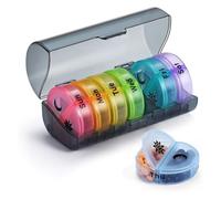 Pill Dispenser - Pill Dispenser 7 Day & Organiser, Portable Travel Pill Organiser for Daily Medication, Ideal Tablet Dispenser (#2, 159g)